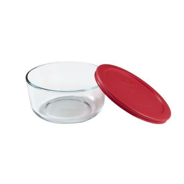 Pyrex Simply Store Round Glass Container with Lid - 4 Cup / 950ml