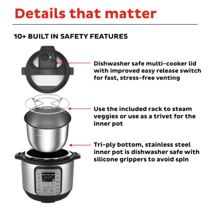 Instant Pot Duo Plus Multi Cooker - 3L