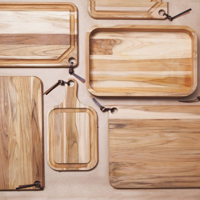 Tramontina Teak Cutting Board with Handle - 40 x 21cm