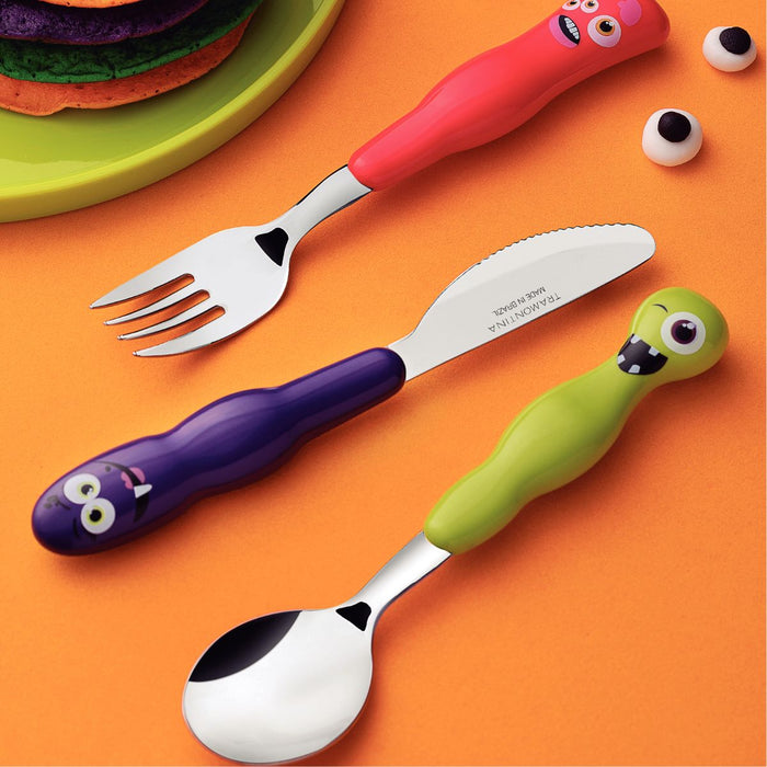 Tramontina Children's Monster Cutlery - 3 Piece Set
