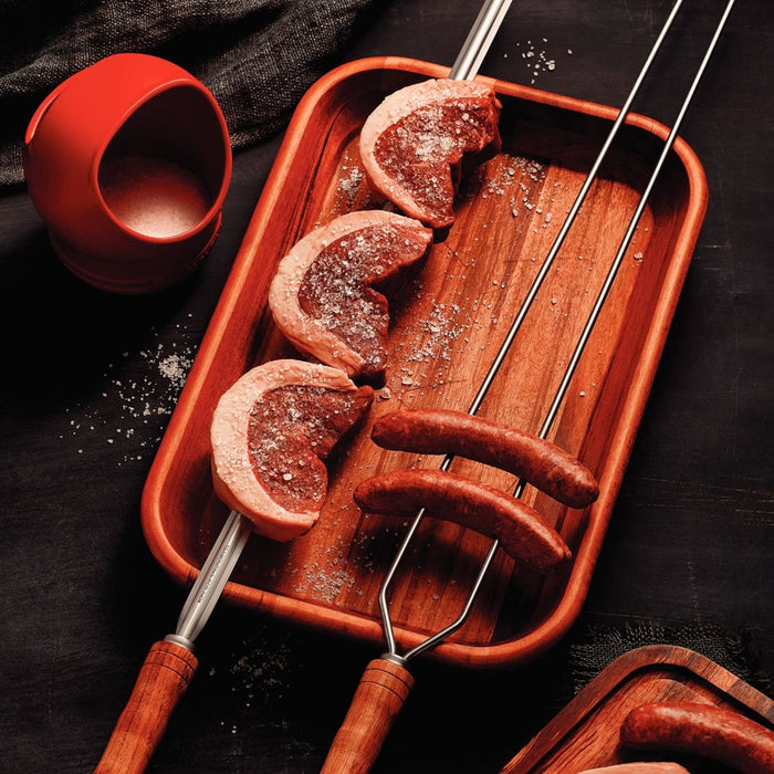 Tramontina Heavy Duty Stainless Steel Skewer Wood Handle - 75cm
