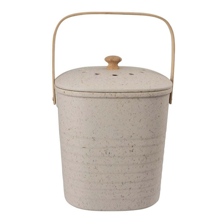 Avanti Square Bamboo Compost Bin - 8L