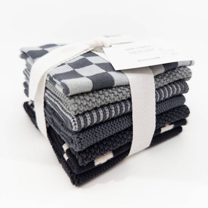 Ecovask Dishcloth Daily Use Pack (Premium Organic Cotton) - 7 Piece