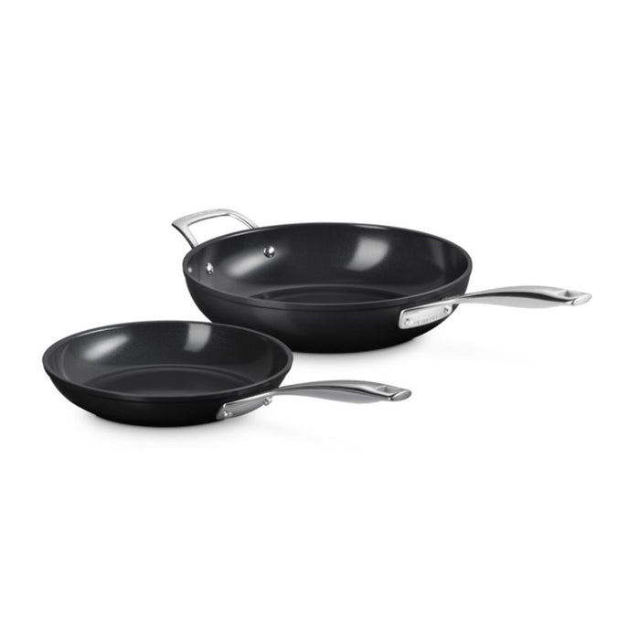 Le Creuset Essential Non-Stick Ceramic 2 Piece Frying Pan Set - 24/28cm