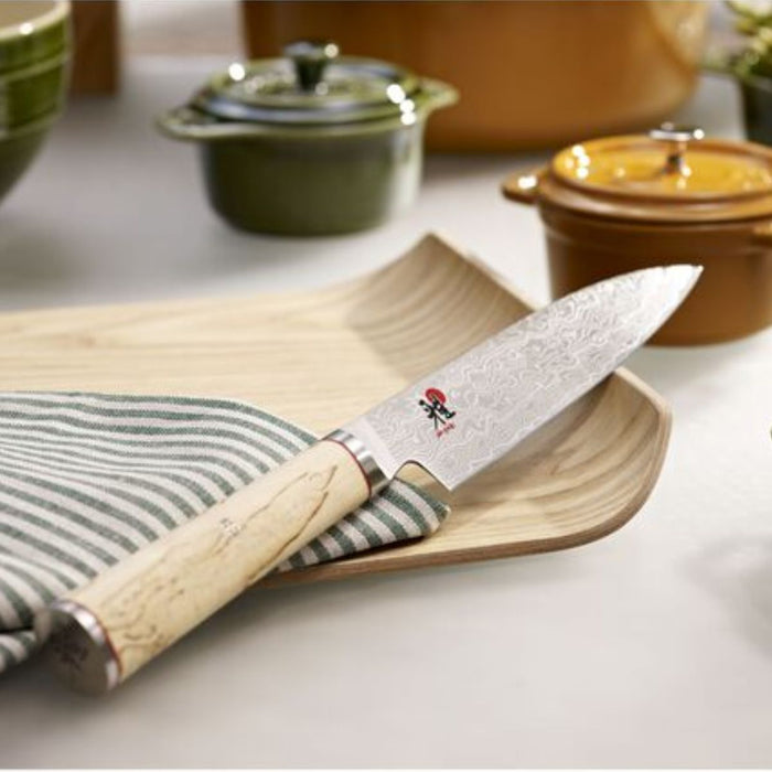 Miyabi 5000MCD Birchwood - 2 Piece Knife Set (Shotoh Utility and Nakiri)