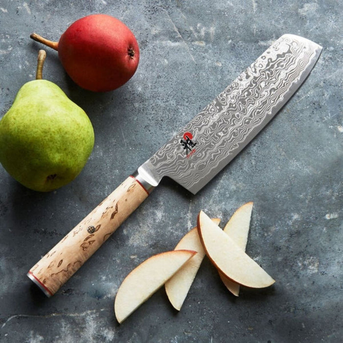 Miyabi 5000MCD Birchwood - 2 Piece Knife Set (Shotoh Utility and Nakiri)