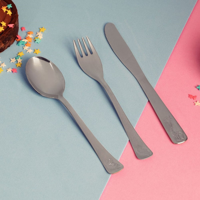 Tramontina Baby Friends Childrens Cutlery - 3 Piece Set