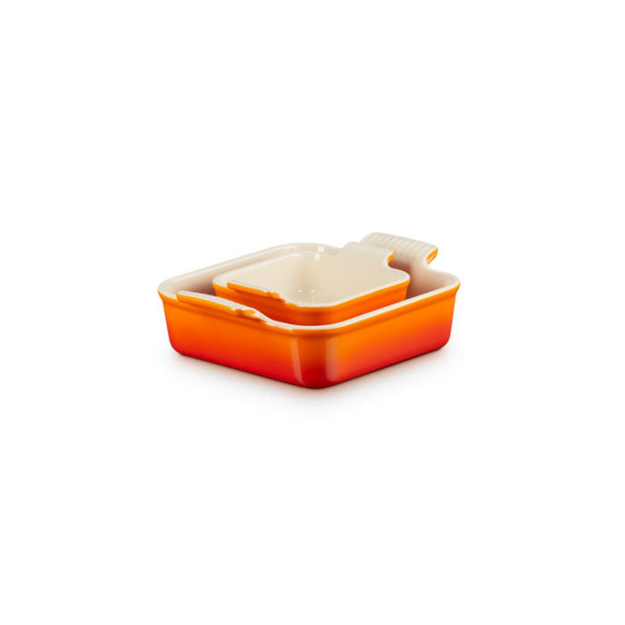 Le Creuset Heritage Square Baking Dishes - Set of 2