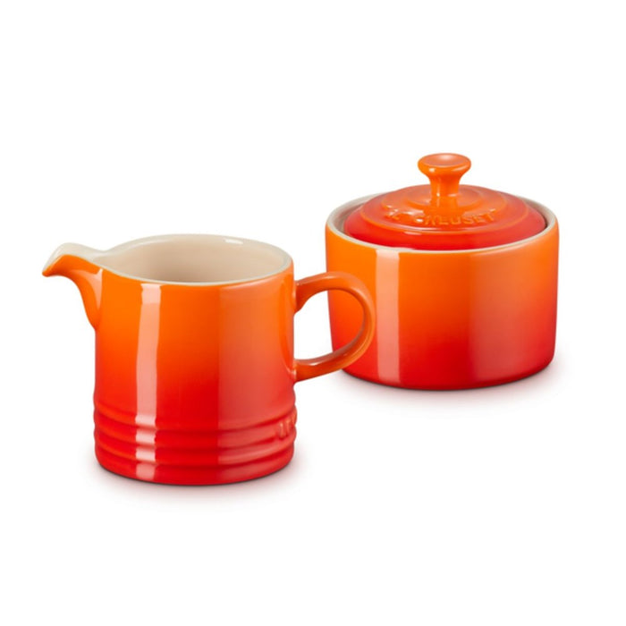 Le Creuset Stoneware Classic Creme/Milk and Sugar Set