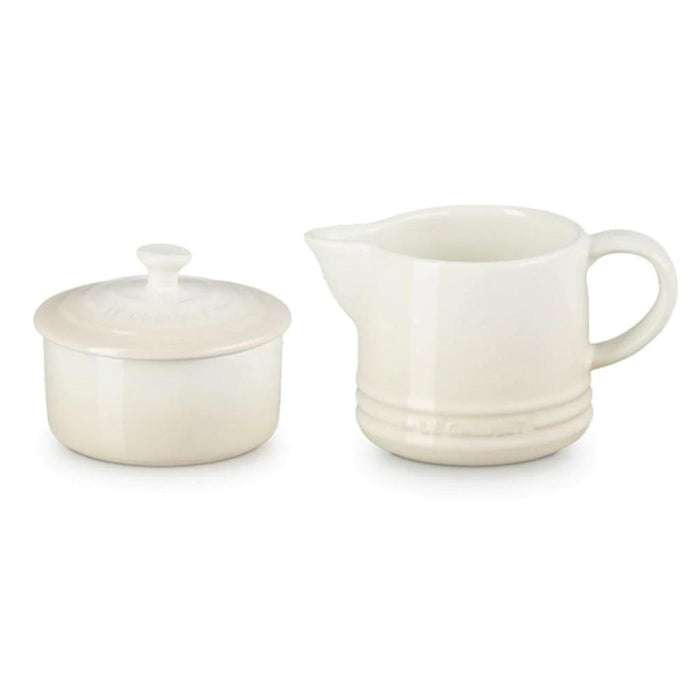 Le Creuset Stoneware Classic Creme/Milk and Sugar Set