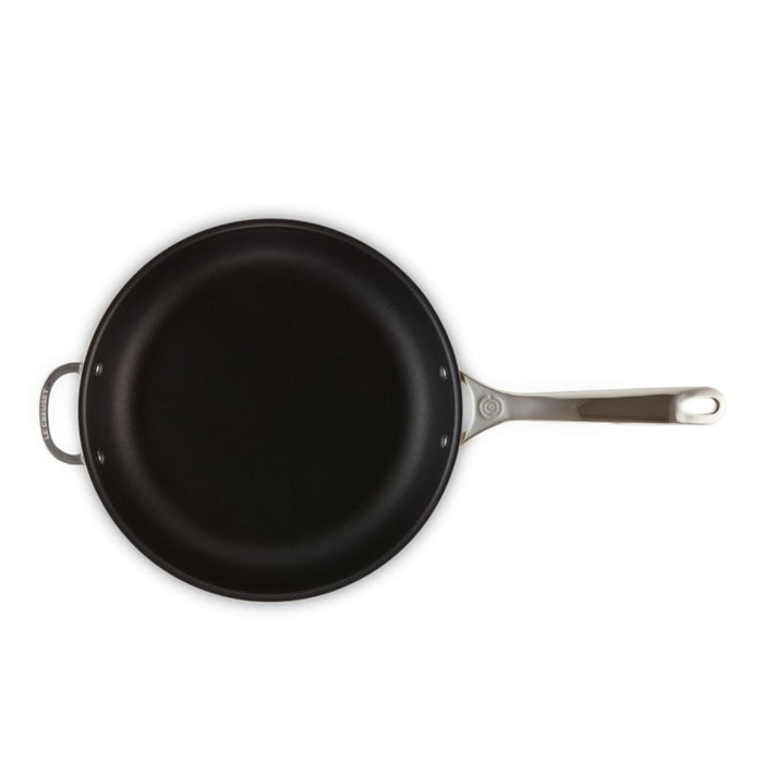 Le Creuset Signature 3 Ply Stainless Steel Deep Non-Stick Fry Pan with Helper Handle - 28cm