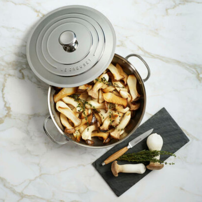 Le Creuset Signature 3 Ply Stainless Steel Shallow Casserole - 30cm