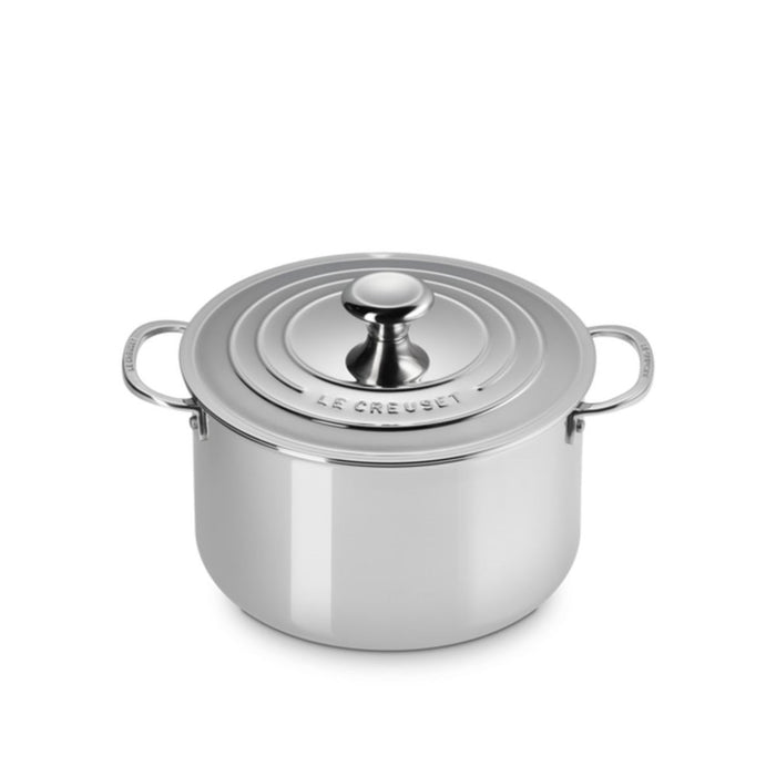Le Creuset Signature 3 Ply Stainless Steel Stockpot - 24cm