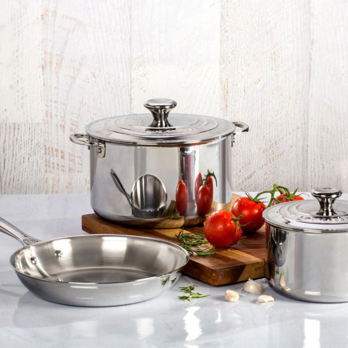 Le Creuset Signature 3 Ply Stainless Steel Stockpot - 24cm