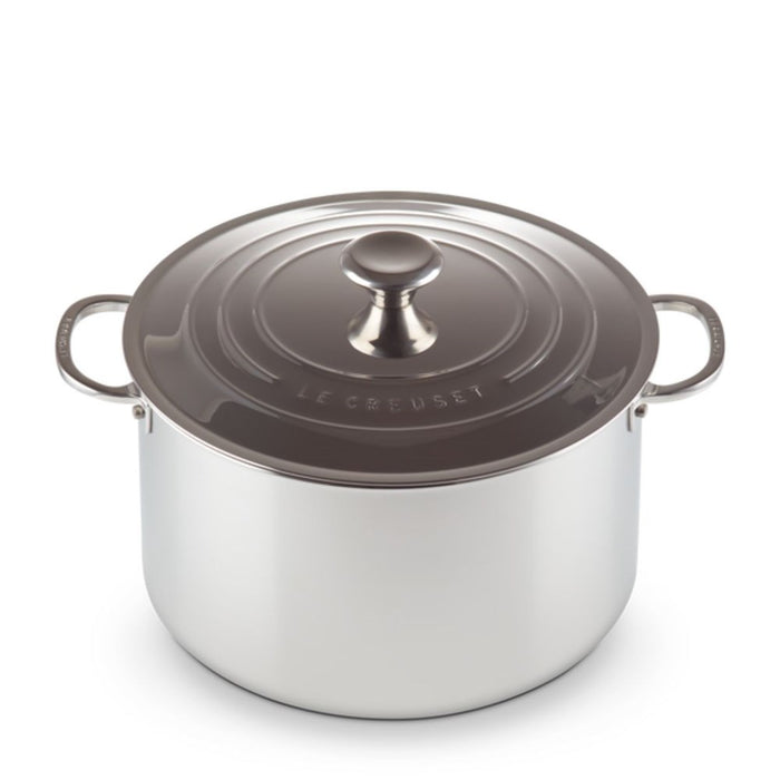 Le Creuset Signature 3 Ply Stainless Steel Stockpot - 28cm