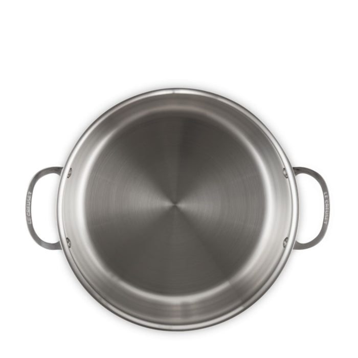 Le Creuset Signature 3 Ply Stainless Steel Stockpot - 28cm