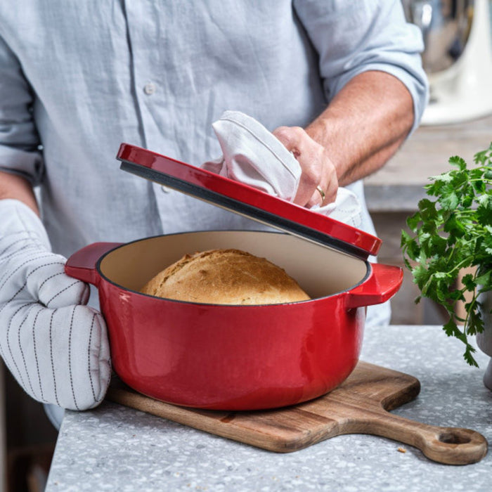 KitchenAid Covered Round Casserole 26cm/5.2L - 4 Colours