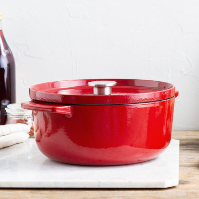 KitchenAid Covered Round Casserole 26cm/5.2L - 4 Colours