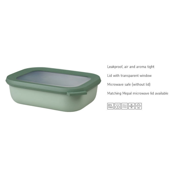Mepal Cirqula Rectangle Small Set - 3 Piece