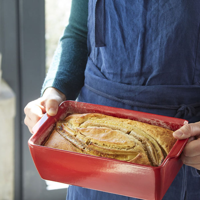 Emile Henry Bread Loaf Baker - 28 x 12cm - Burgundy