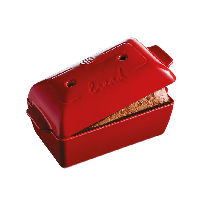 Emile Henry Bread Loaf Baker - 28 x 12cm - Burgundy