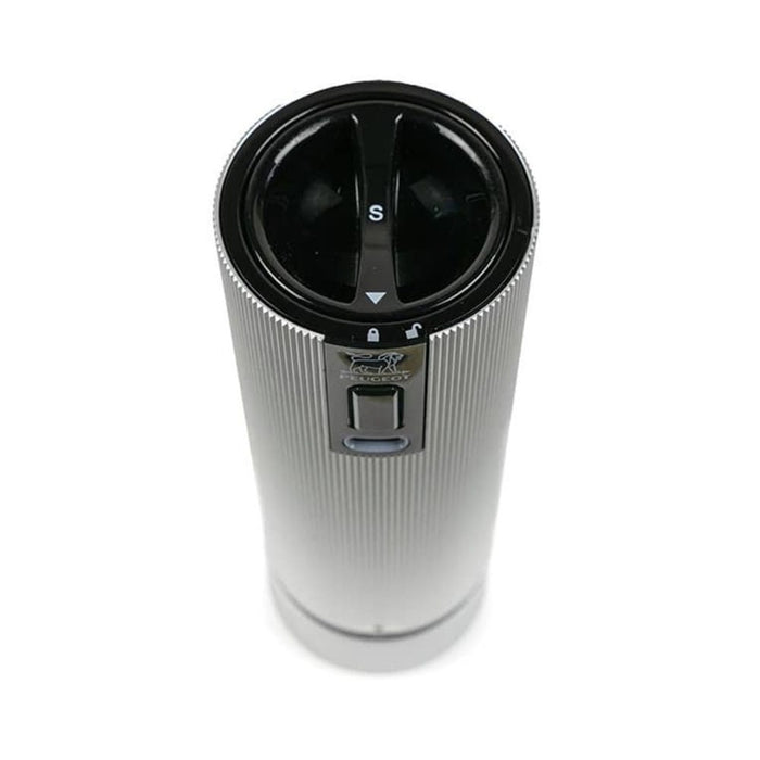 Peugeot Line Electric uâ€™Select Salt Mill - Aluminium - 15cm