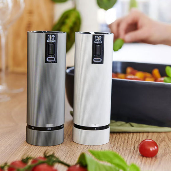 Peugeot Line Electric uSelect Pepper Mill - Carbon - 15cm