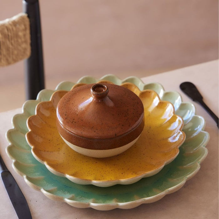 Costa Nova Marrakesh Salad/Dessert Plate - 22cm - Cumin