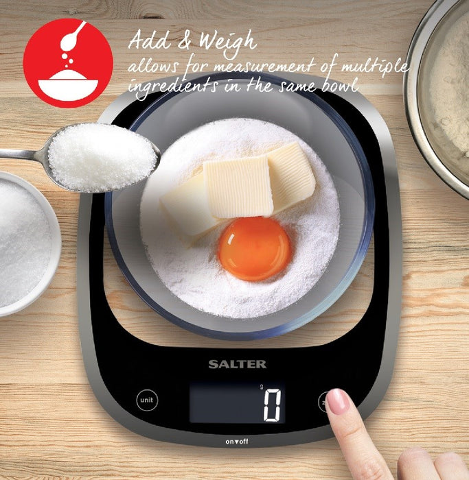 Salter Curve Glass Digital Kitchen Scale