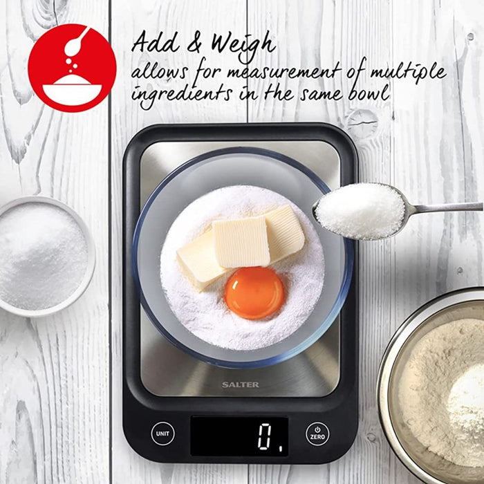 Salter Ultra Slim Electronic Kitchen Scale