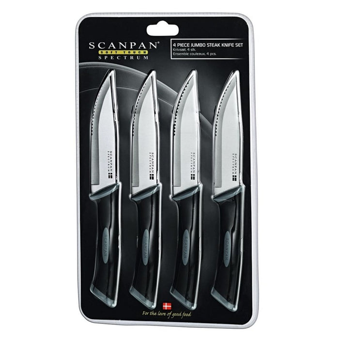 Scanpan Spectrum Jumbo Steak Knife Set - 4 Piece