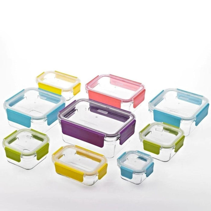 Glasslock Premium Oven Safe Container Set - 9 Piece