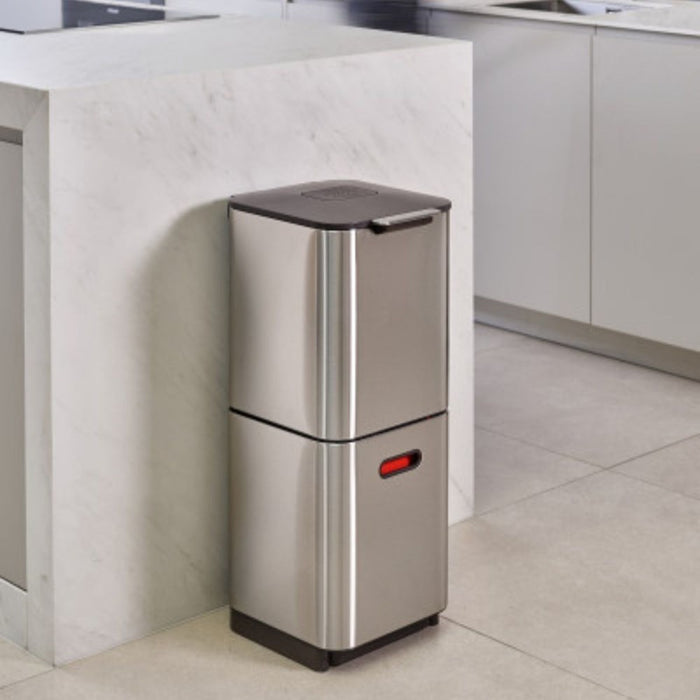 Joseph Joseph Totem Compact Waste and Recycling Bin - 40L