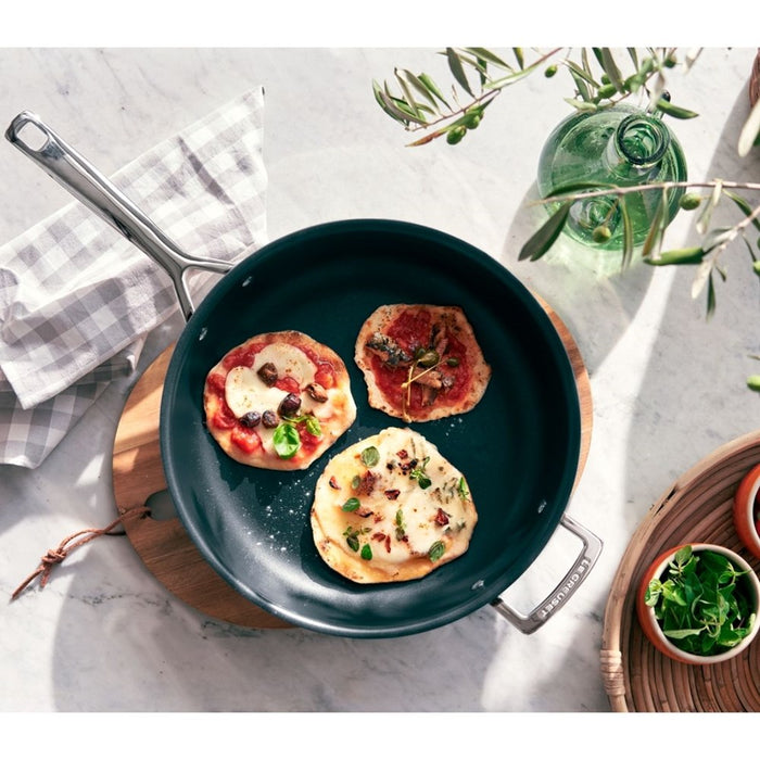 Le Creuset Toughened Non-Stick Deep Fry Pan with Helper Handle - 30cm