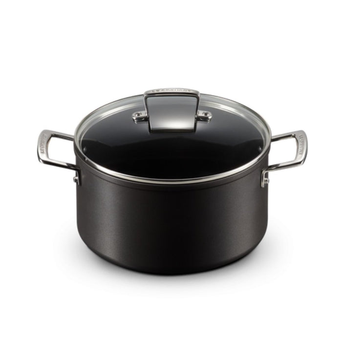 Le Creuset Toughened Non-Stick Deep Casserole with Lid - 24cm