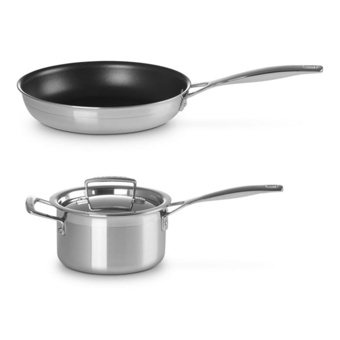 Le Creuset Classic 3 Ply Stainless Steel Cookware Set - 3 Piece