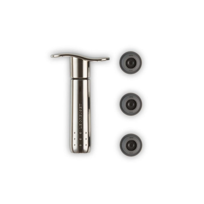 Le Creuset Wine Pump with 3 Stoppers (WA137)