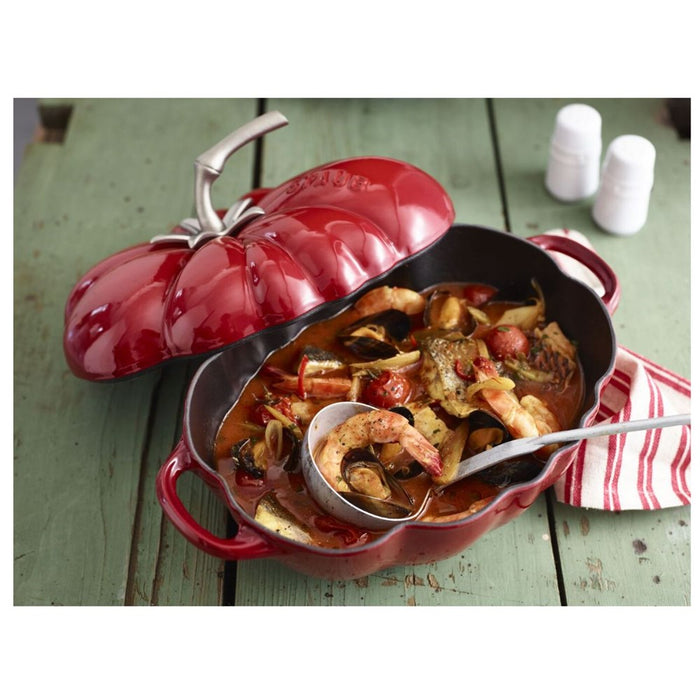 Staub Cast Iron Tomato Cocotte - 25cm
