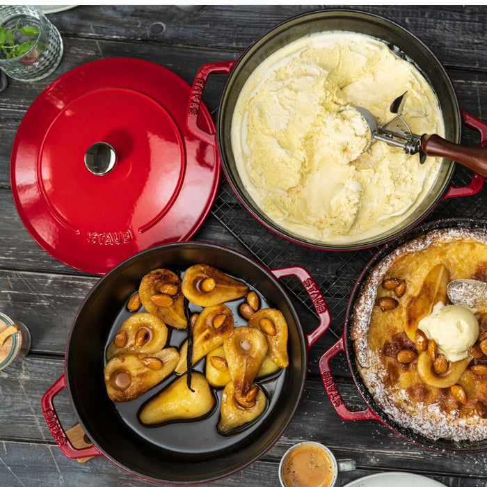 Staub Cast Iron Stackable Cocotte Set - 24cm, 4 piece
