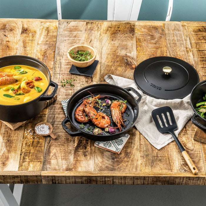 Staub Cast Iron Stackable Cocotte Set - 24cm, 4 piece