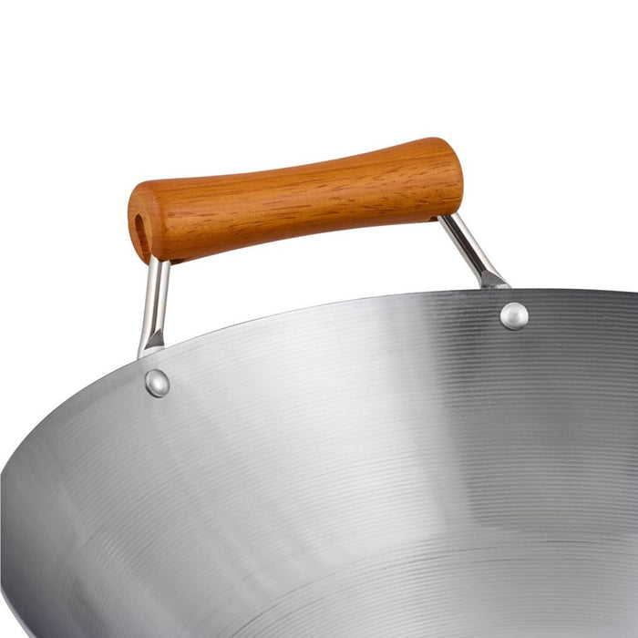 Ken Hom Excellence Carbon Steel Wok - 32cm