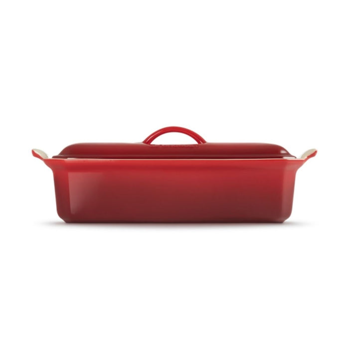 Le Creuset Stoneware Heritage Terrine with Press, Cerise - 32cm