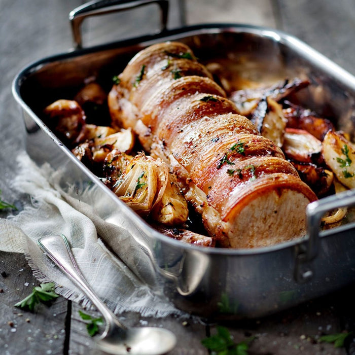 Le Creuset Classic 3 Ply Stainless Steel Roaster - 35cm x 25cm