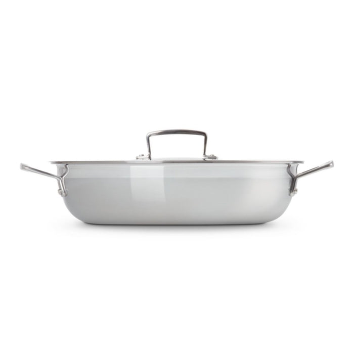 Le Creuset Classic 3 Ply Stainless Steel Non Stick Shallow Casserole - 30cm