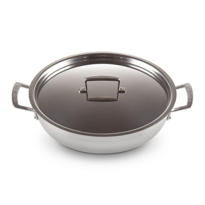 Le Creuset Classic 3 Ply Stainless Steel Non Stick Shallow Casserole - 30cm