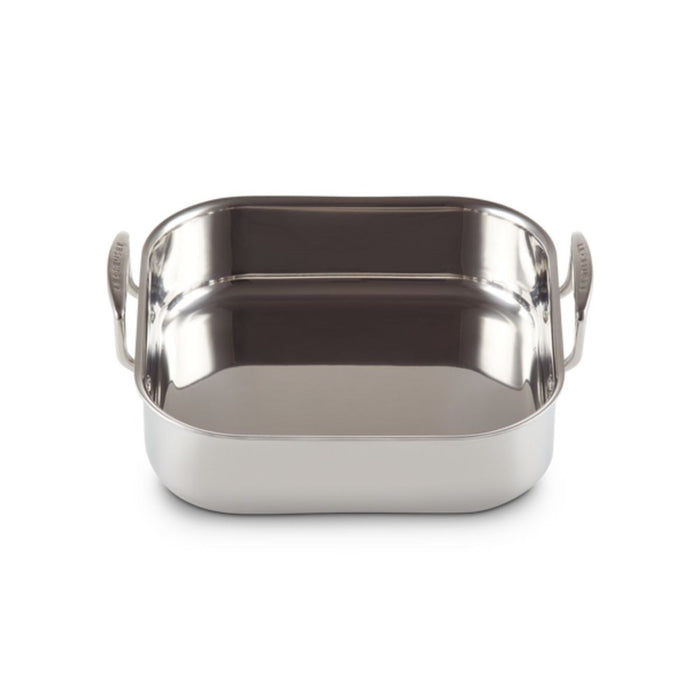 Le Creuset Classic 3 Ply Stainless Steel Square Roaster - 26cm