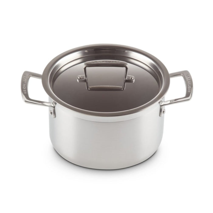Le Creuset Classic 3 Ply Stainless Steel Deep Casserole - 20cm