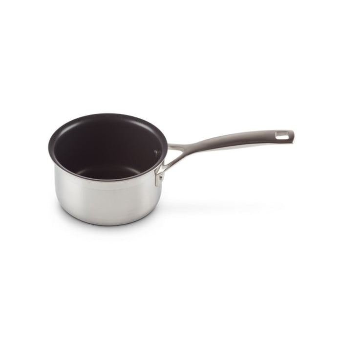 Le Creuset Classic 3 Ply Stainless Steel Non-Stick Milk Pan - 14cm