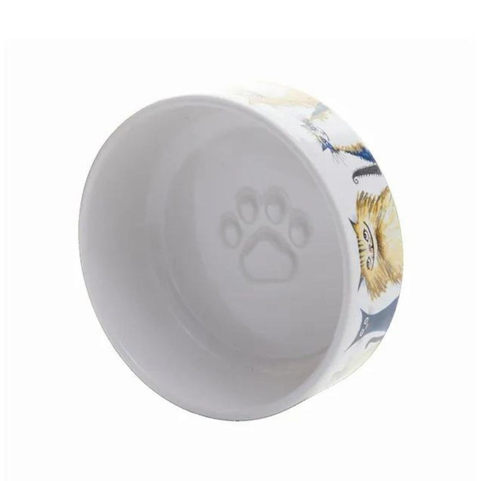 BIA Cordon Bleu Wags To Whiskers Cat Bowl