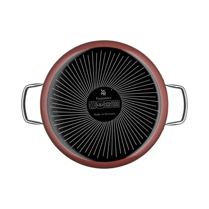WMF Fusiontec Round Casserole / Roaster in Rose Quartz with Lid - 28cm